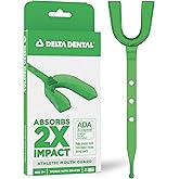 Delta Dental Strapped Sports Mouth Guard - ADA Accepted - 2X The Impact Absorption - Works with Braces