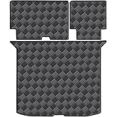 WDYOYS Cargo Mat & Backrest Mats for 2019-2024 2025 Honda Passport Accessories, All Weather Waterproof Rear Cargo Liner Rear Trunk Liner Back Seat Cover Protector