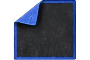 TOLDATLI Clay Towel, 1 Pack Clay Towel Auto Detailing, Fine Grade Microfiber Car Clay Bar Towel, Chamois Towel for Car, DIY Detail Clay Towels, Clay Bar Alternative for Car Detailing(Blue)