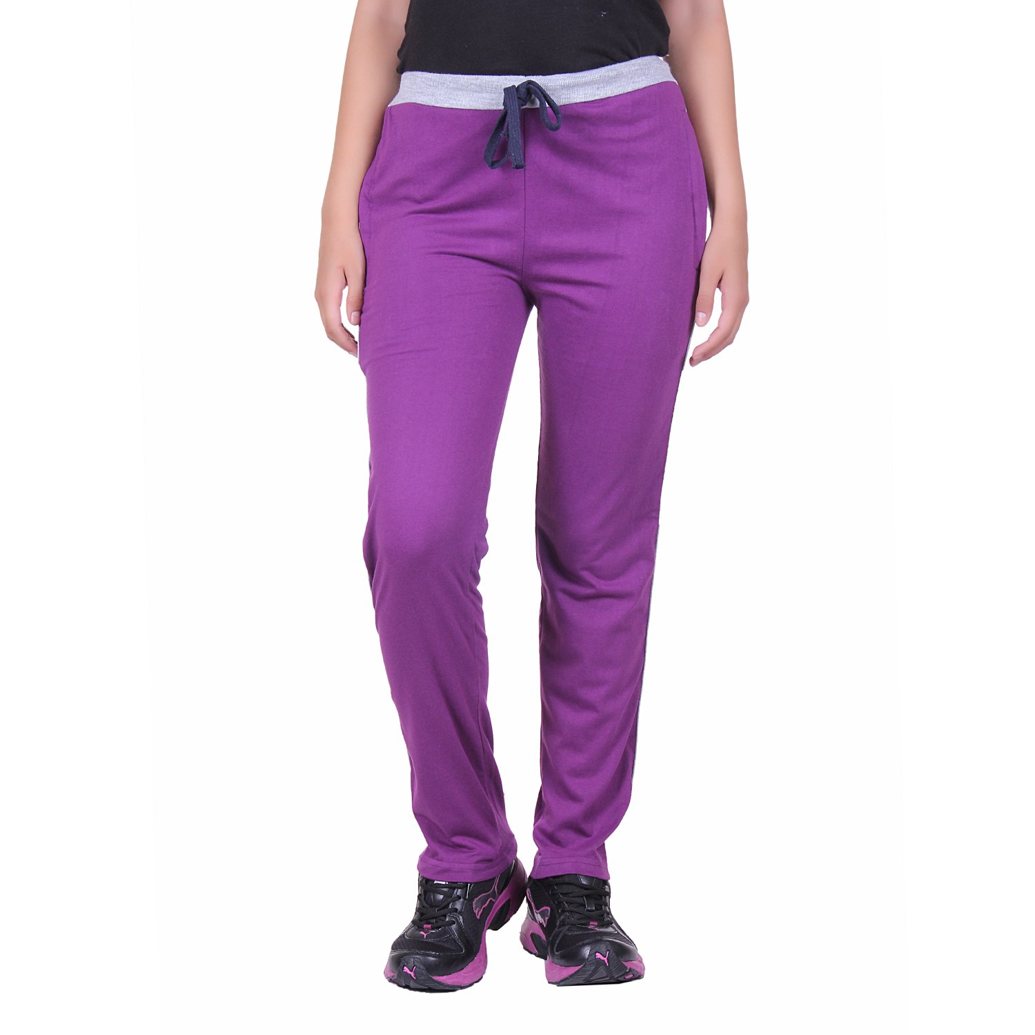 dfh women's cotton track pant