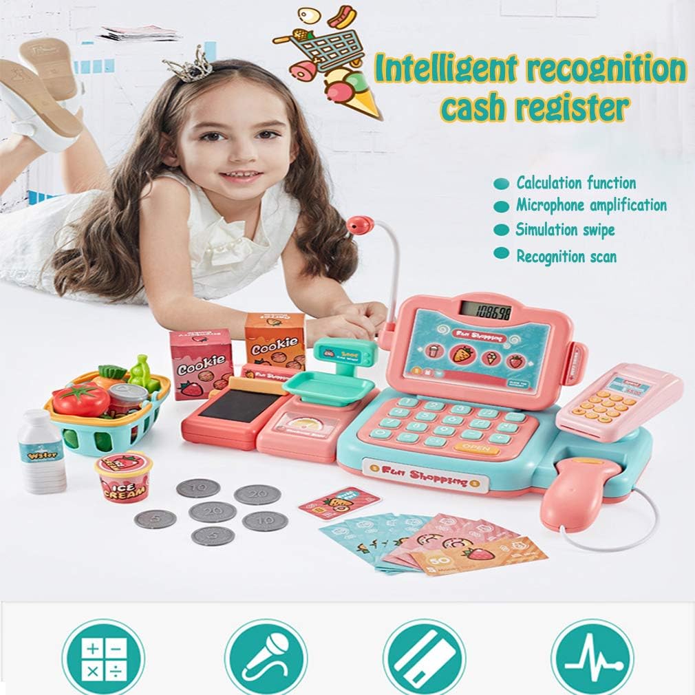 Juguetes Caja Registradora para Niños, Tienda Comestibles con ...