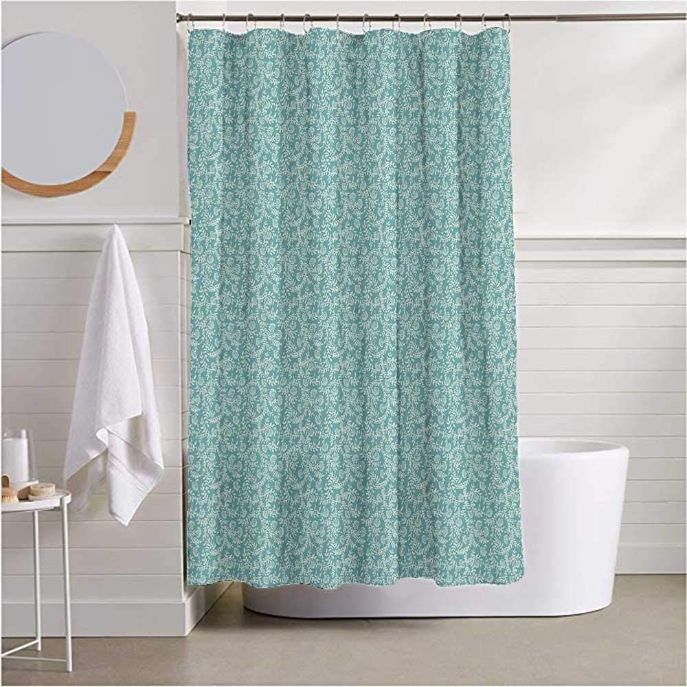 ScottDecor Bathroom Shower Curtain Retro Pattern with