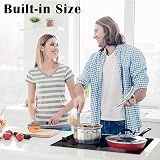 Karinear 60cm Ceramic Hob 4 Zone Built-in Knob Control 6000W Hard Wired view 7