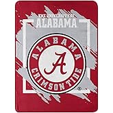 Northwest Enterprises NCAA 46x60 Dimensional Design Micro Raschel Throw Blanket (Alabama Crimson Tide)