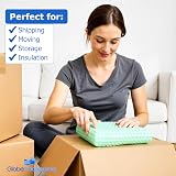 Globe Packaging 500mm Green Biodegradable Bubble Wrap Roll 100m 10mm Bubbles view 5