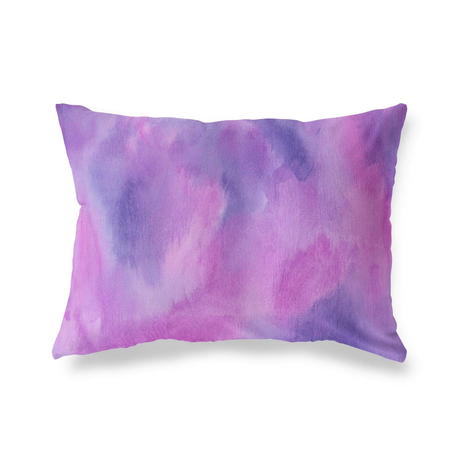 Bonamaison Decorative Cushion Cover Watercolor Theme, Throw Pillow Covers, Home Decorative Pillowcases for Livingroom, Sofa, Bedroom, Size:35x50 Cm - Designed and Manufactured in Turkey