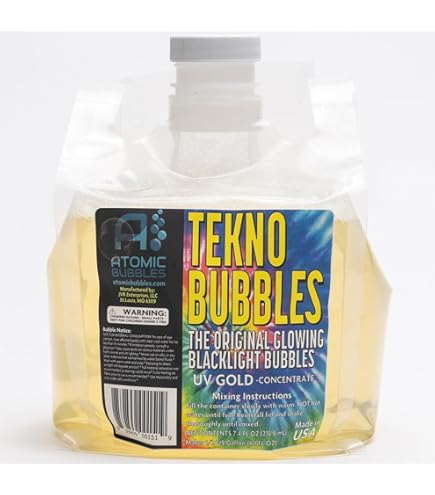 Amazon.com: Tekno Bubbles - Blue UV Blacklight Reactive - 1