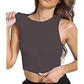 Sports Bras for Women Removable Padded Athletic Yoga Running Crop Tops Sleeveless Gym Workout Tops