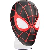 Paladone Miles Morales Spider-Man Mask LED Light &ndash; Wall-Mount or Freestanding Lamp | Official Marvel Collectible for Bedrooms, Game Rooms &amp; Gifts