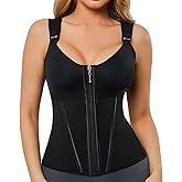 DKZQQ Waist Trainer For Women Tummy Control Postpartum Shapewear Sport Workout Faja Body Shaper Zipper Shaping Corset