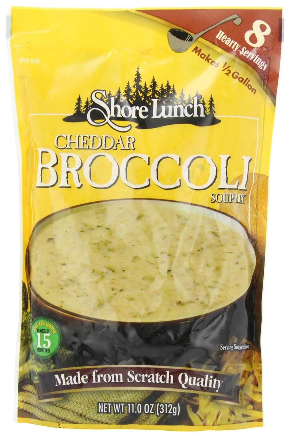 Shore Lunch Cheddar Broccoli Soup Mix, 11-Ounce (Pack of 3)
