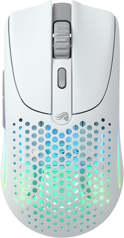 Model O 2 Wireless Gaming-Maus, 68g, BAMF 2.0 Sensor, in Mattweiß