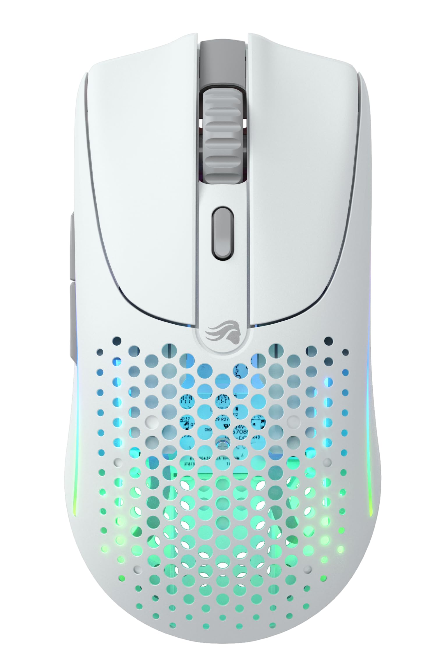 Glorious Gaming Model O 2 Wireless Gaming Mouse - Hybrid 2.4GHz & Bluetooth Wireless, 68g Superlight, Long Battery Life, 26k BAMF 2.0 Sensor, RGB, Ambidextrous, 6 Buttons, PTFE Feet - White