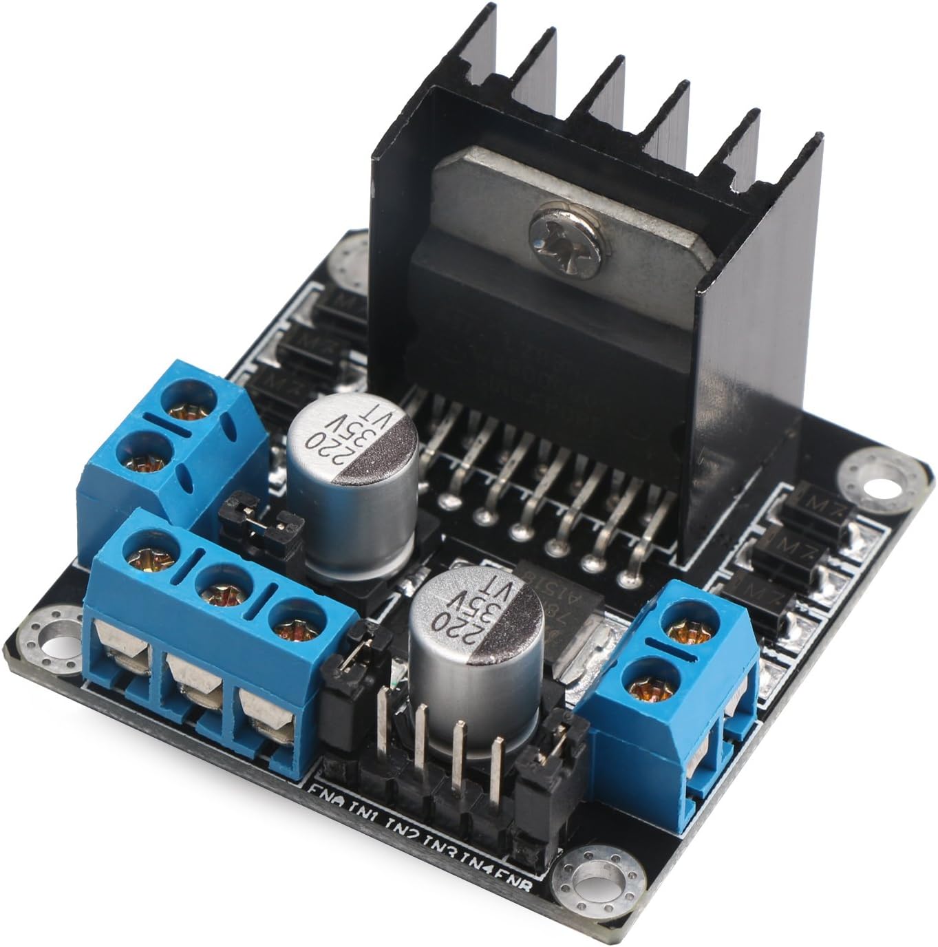 Drok 90433 L298N DC Driver Controller Stepper Motor Smart Car Board Module Arduino PIC, Dual H Bridge DC Motor Driver