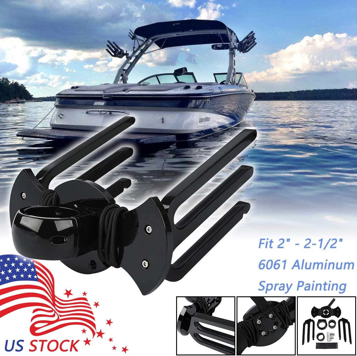 Sporting Goods Bat Angle Wakeboard Tower Rack Combo Surfboard Kneeboard Rack Water Board Holder