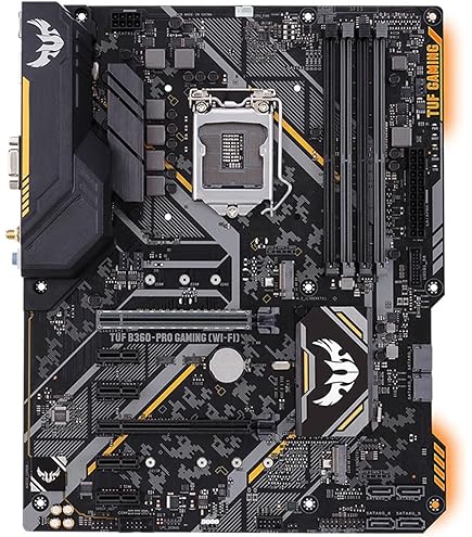 ASUS TUF B360-Plus Gaming LGA1151 (Intel 8th Gen) DDR4 HDMI VGA M