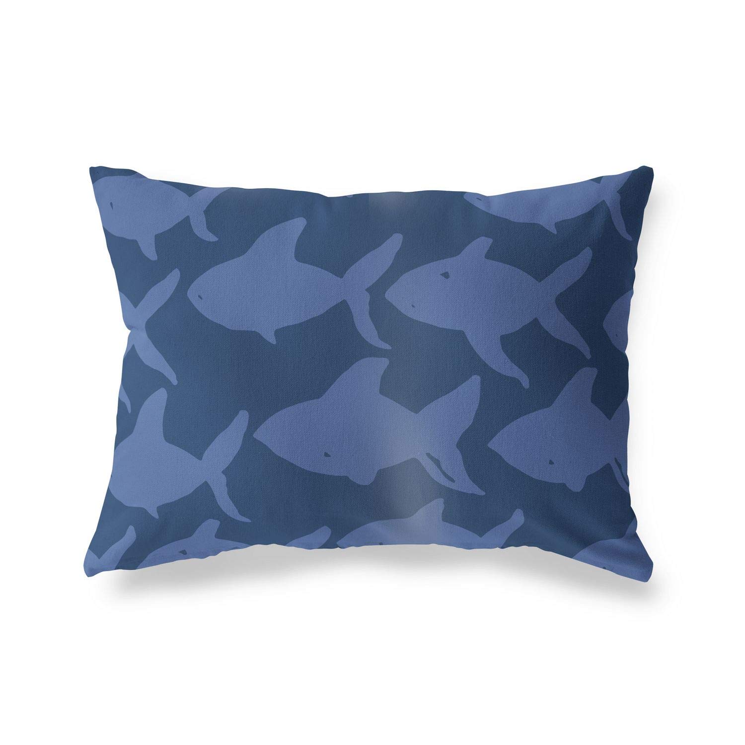 BonaMaison Decorative Cushion Cover, Blue Throw Pillow Covers, Home Decorative Pillowcases for Livingroom, Sofa, Bedroom, Size: 45X60 Cm - Designed and Manufactured in Turkey