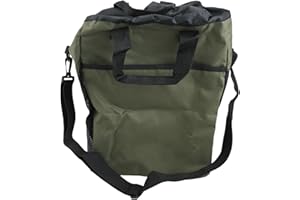 Large Capacity Fishing Wader Storage Bag with Mesh Panels Waterproof Oxford Cloth Hunting Boots Organizer Shoulder Strap for 