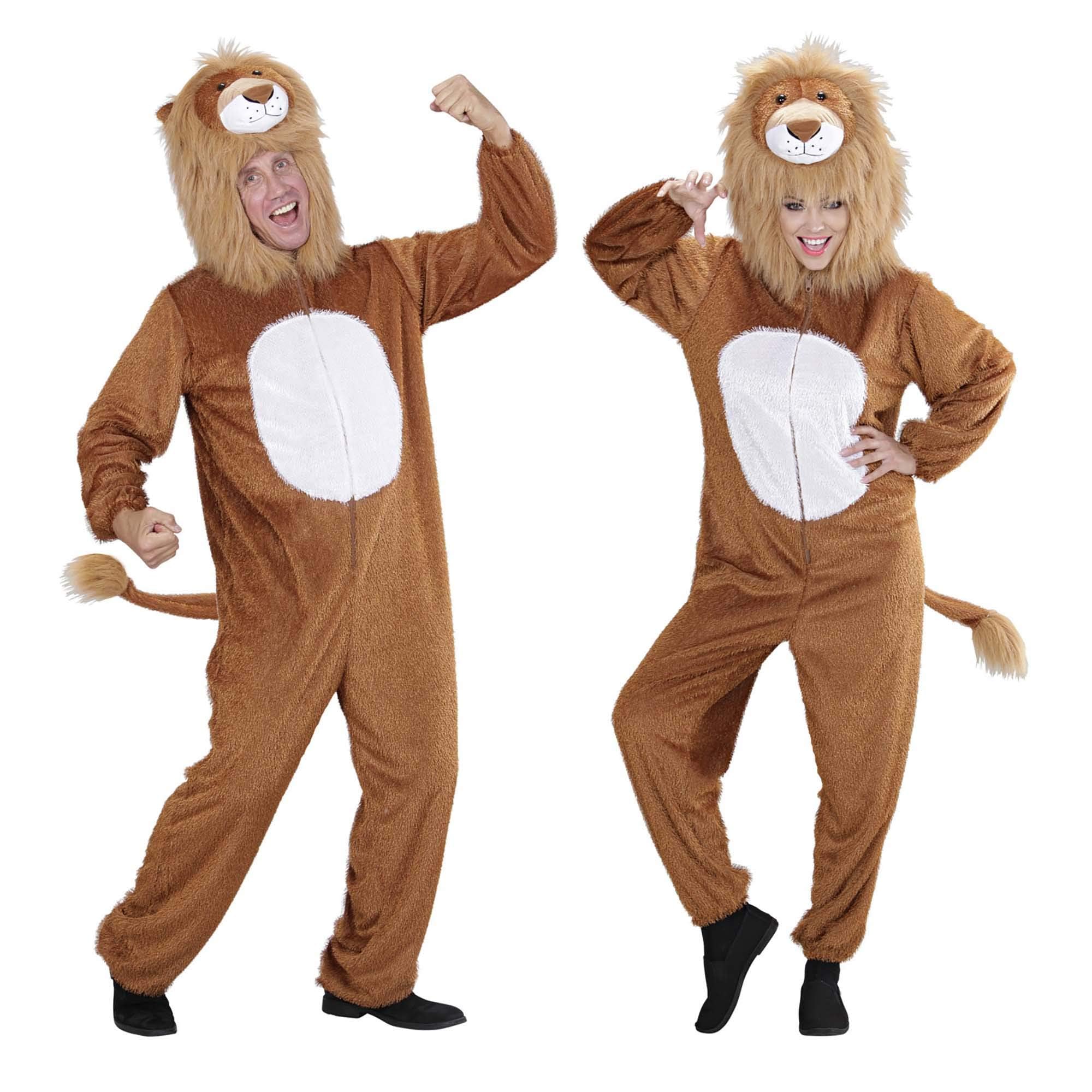 Widmann 9938B ? Adult Lion Costume, Jumpsuit with Mask