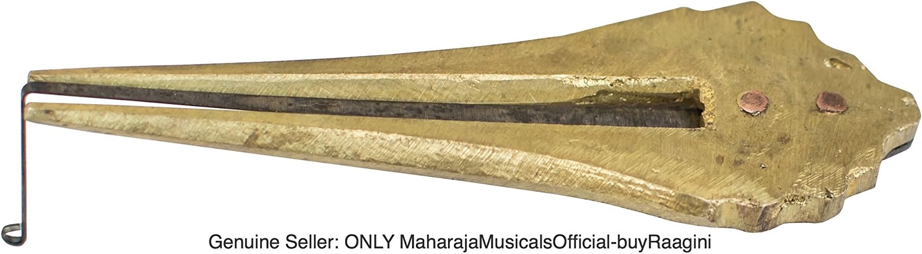 Maharaja Morchang, Professional Quality, Brass, Mouth Harp, Jaw Harp, Jew's Harp, Ozark Harp, Juice Harp, Mukharshanku, Mourching, Morching - (GSB-FDJ)