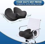 QUTOOL Memory Foam Seat Cushion Office Chair Car Desk Chair Cushion view 5