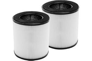 DUZFOREI 2Pcs Air Purifier Filter, Replacement for Mooka B-D02L&M05, Replacement for Vewior B-D02U