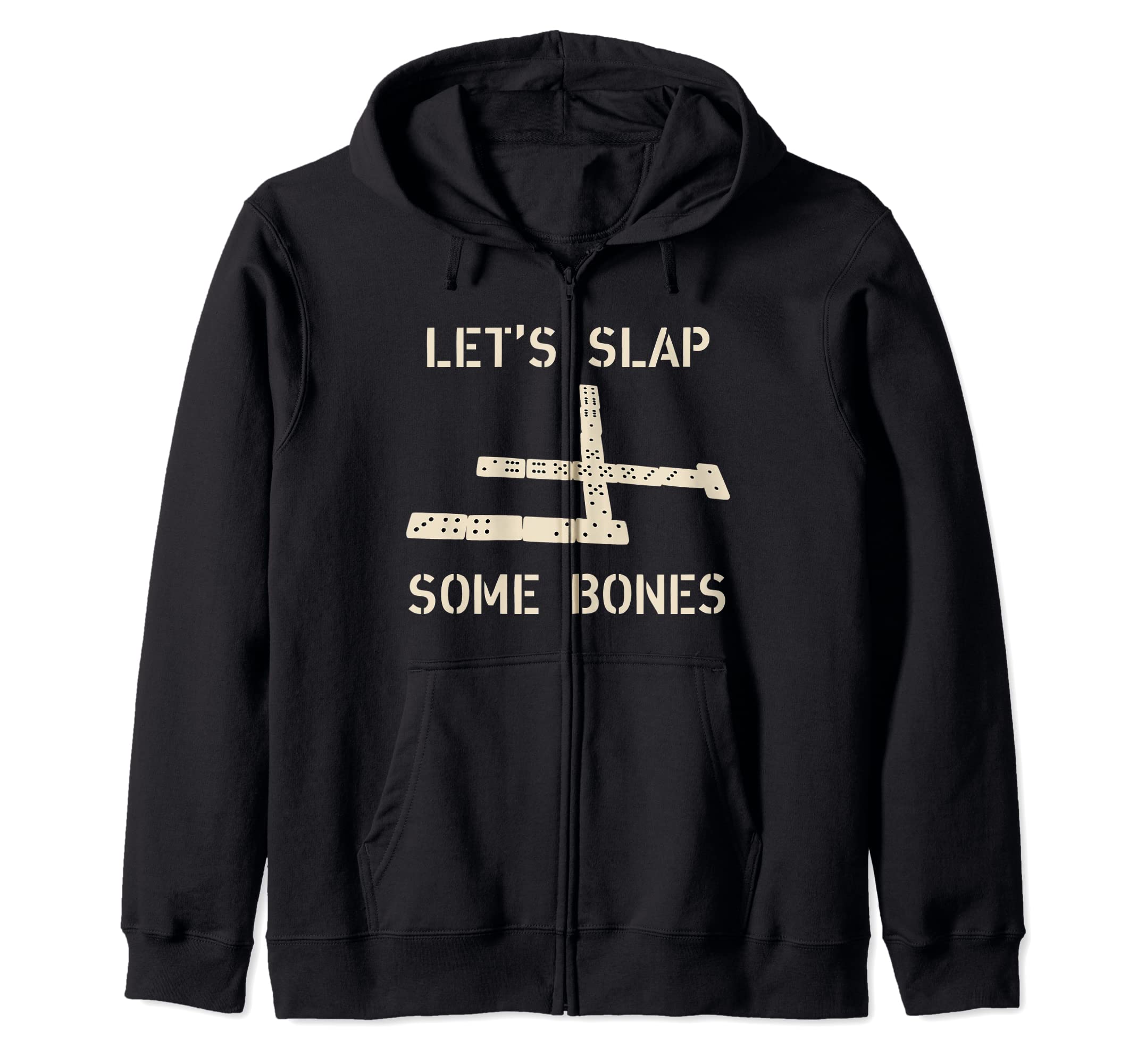Mastermind Domino Master Domino Set Slapping Bones Dominoes Zip Hoodie