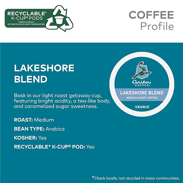 CARIBOU COFFEE SINGLE SERVE KEURIG K-CUP POD VARIETY PACK, LIGHT, MEDIUM, AND DARK ROAST COFFEES, 40-COUNT BOX(PACK OF 1)