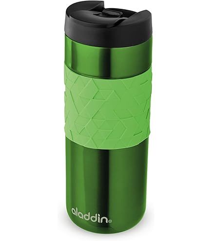 ALADD1N。 Amazon.com: Aladdin Easy Grip Leak LockTM Stainless Steel Travel
