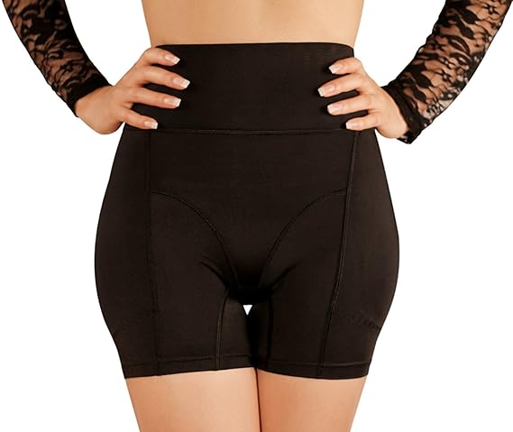 Sodacoda Damen Warme Bauch-Weg Effekt Mieder Hose - inkl entnehmbare Dicke Push-Up Polster für Knack-Po und runde Hüften