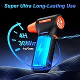 WHATOOK Electric Air Duster 250000 RPM Cordless Mini Blower 3 Speed 270 Min view 2