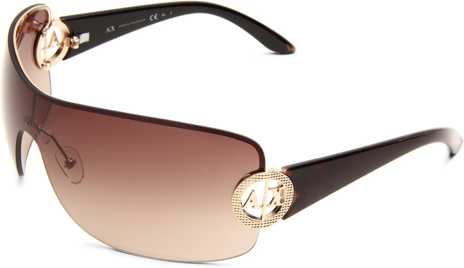 armani exchange shield sunglasses