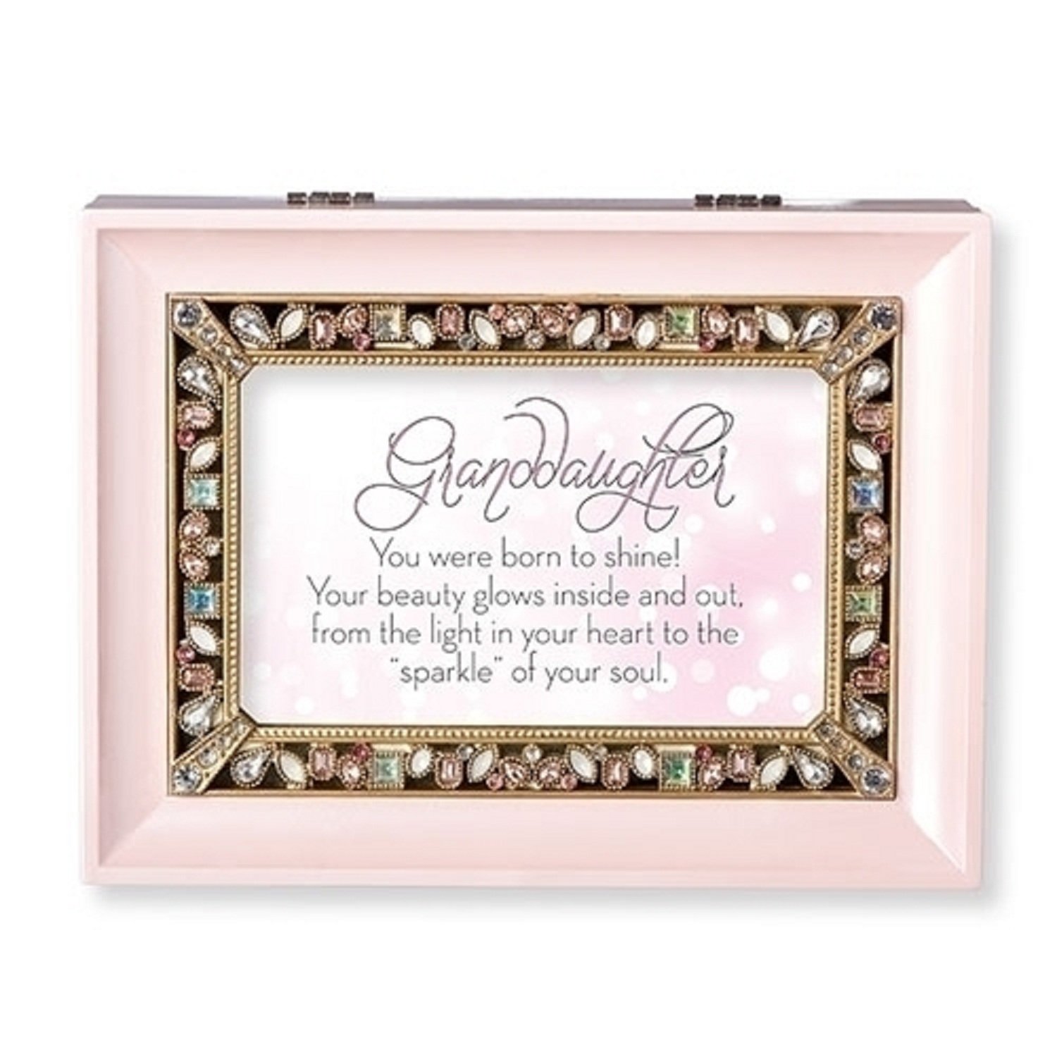 Roman Granddaughter Large Pink Jewelry Music Box 0017 Jewelry Boxes Home & Kitchen