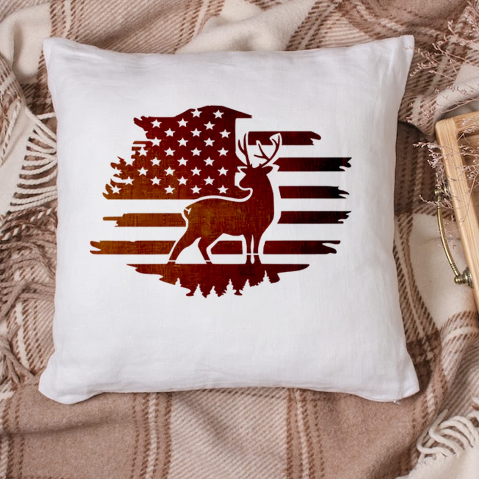 12pcs American Flag Stencil Star Stencils for Painting Union 50 Stars 1776 Military We The People Template for Flag Patriotic Wood Burning Stencils for Spray Painting on Shirt Project Crafts Wooden