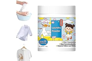 Oxygen Laundry Powder, Hyper Concentrated Strong Stain Remover Powder for Clothes, Hyper Concentrated Laundry Detergent 500g 