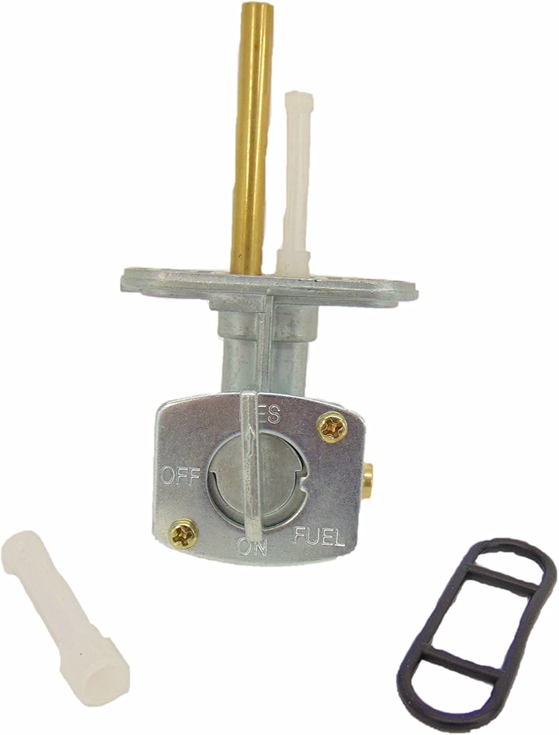 Fuel Tank Valve Petcock For Kawasaki KDX200 1986–1995 – Off/On/Reserve, Aluminum Alloy, 51023-1352