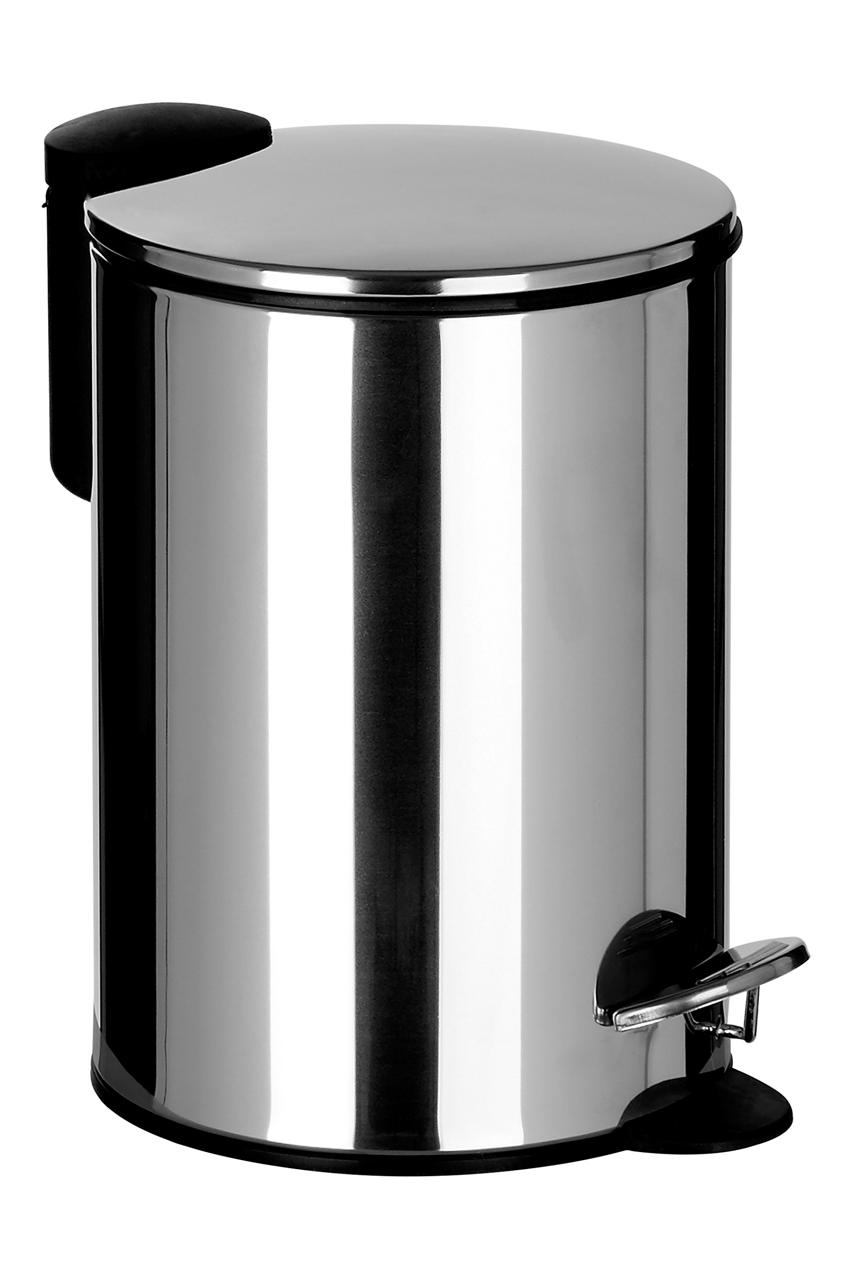 Premier Housewares Kitchen Bin, Bathroom Bin, Pedal Bin, Recycling Bin, Food Waste bin, 3 Ltr Rubbish Bin, Waste Bin