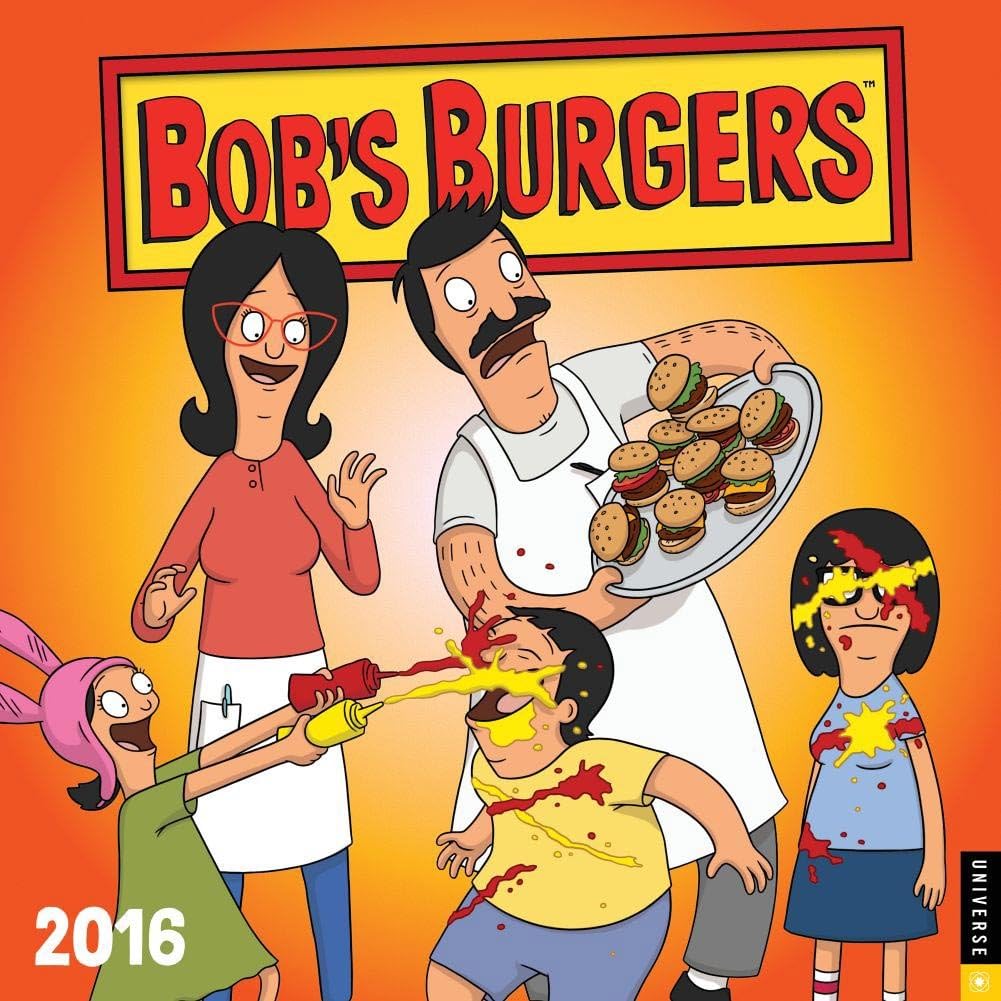 Amazon Bob s Burgers 2016 Calendar 12 X 12in Office Products