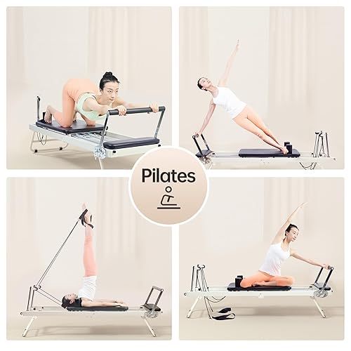 seanleecore Foldable Pilates Reformer Machine Capacity up to