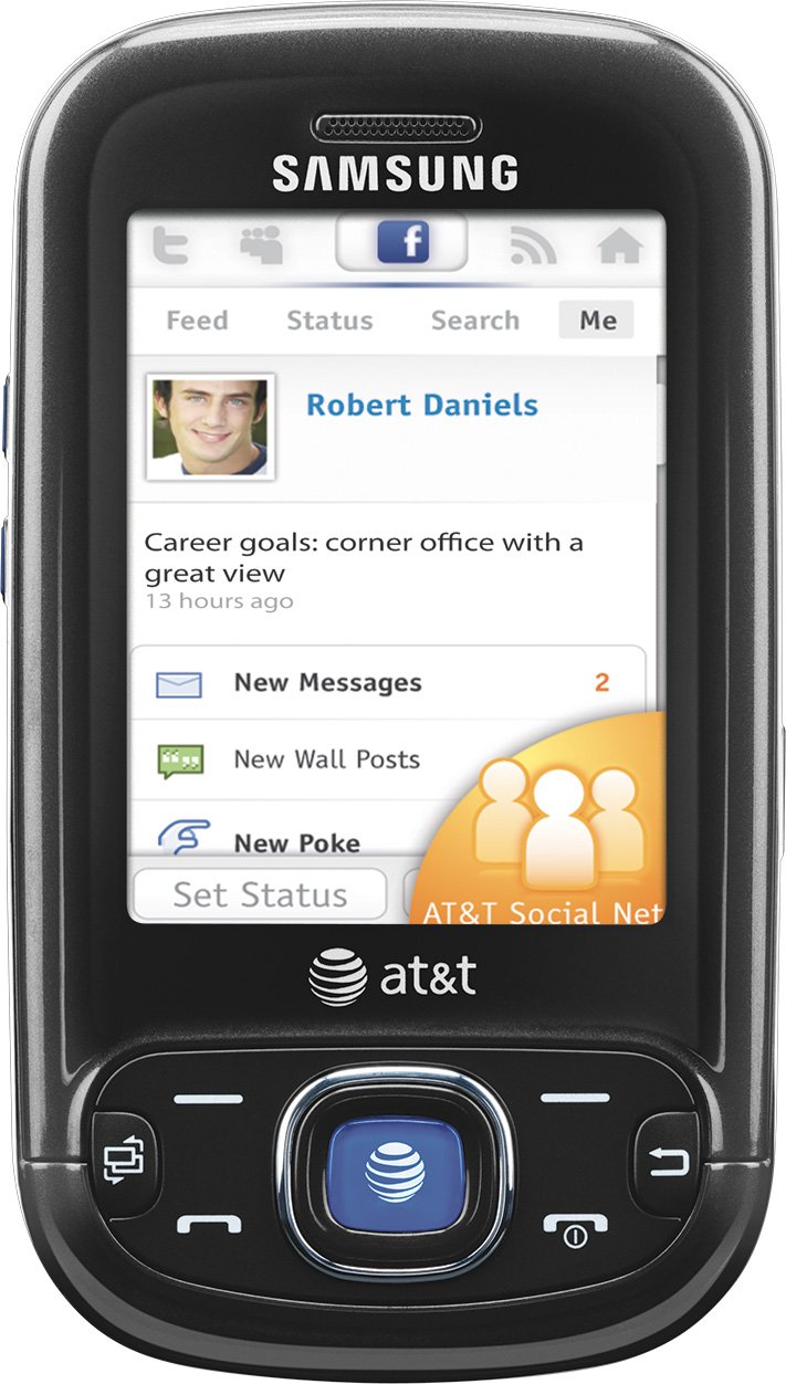 Amazon.com: Samsung Strive A687 Phone, Black (AT&T): Cell Phones &  Accessories