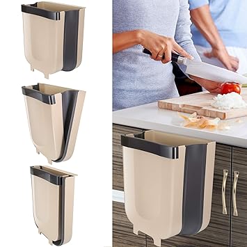 Braoses Hanging Trash Can For Kitchen Cabinet Door Small