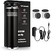 Upgraded Electric Foot Callus Remover with 60 Sandpaper Discs, Adjustable Speed Aluminum Callus Remover for Feet Dead Skin, Hard Cracked Skin, Dry Skin(Black)