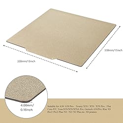 HICTOP 330 * 330mm Double Sided Textured Pei Sheet