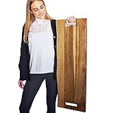 Extra Large Charcuterie Board 36 Inch Babilonia Premium Extralarge Serving Tray Acacia - Long Wood Charcuterie Board, Large Wooden Tray