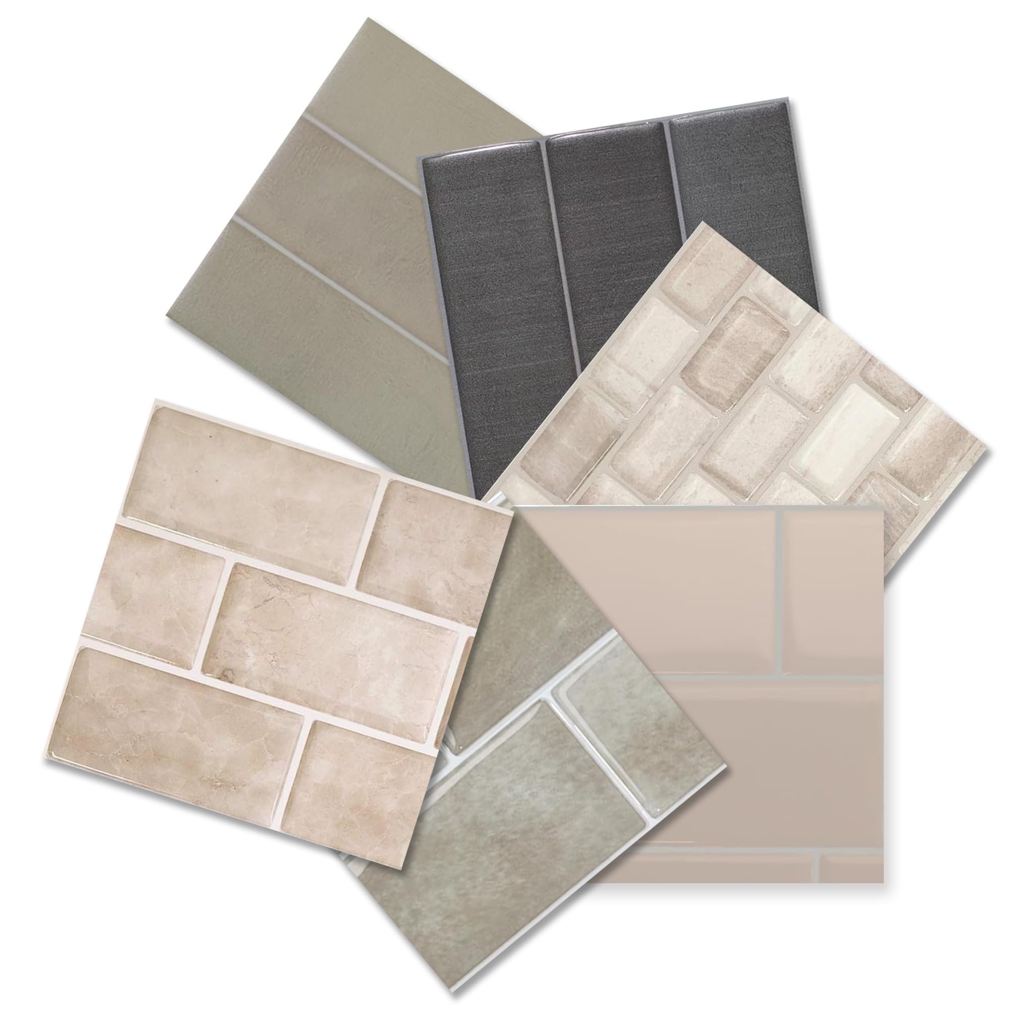 SMART TILES Peel and Stick Backsplash - 3D Adhesive