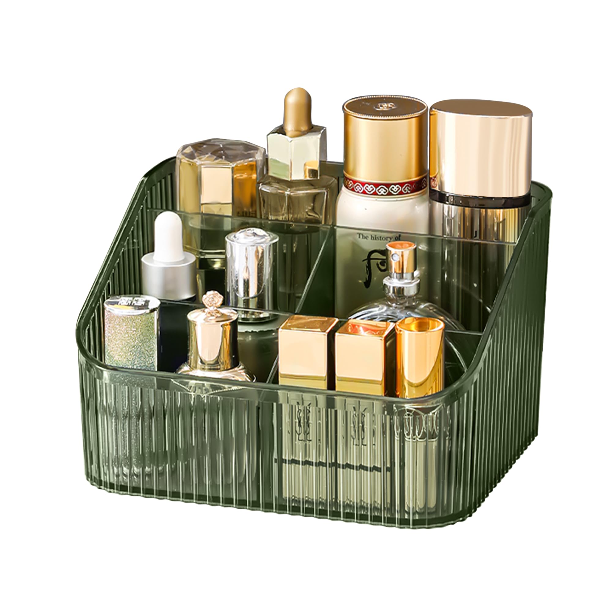 Homeanda Makeup Organiser Storage Compartments, Skin Care Cosmetic Organiser, Makeup Organiser and Storage(Green)