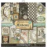 Stamperia Intl Paper Pad 10 Sheets Double-Sided Alchemy, 30.5 x 30.5 (12" x 12"), Multicoloured