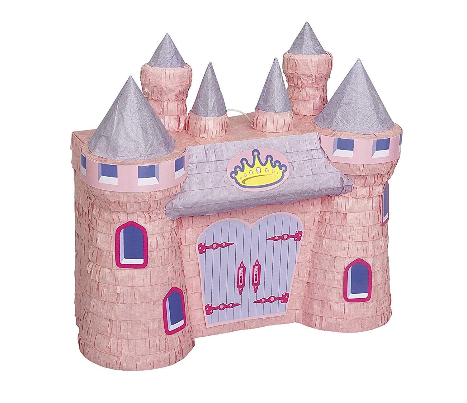 Mini Pink Castle 3D Pinata | 1 Pc.