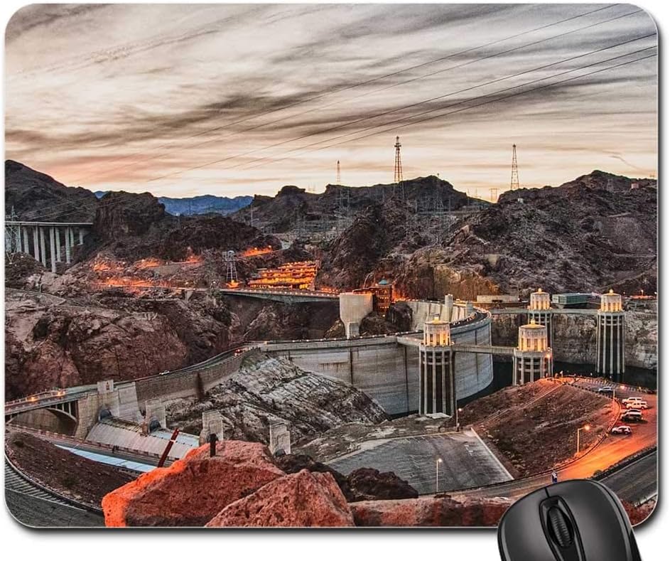 Mouse Pad - Hoover Dam Bridge Dam Hydroelectric Construction