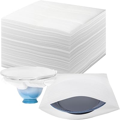 Olicky 100 Pcs Foam Packing Bags 30x30cm Wrap Pouches Cushion Protect Fragile